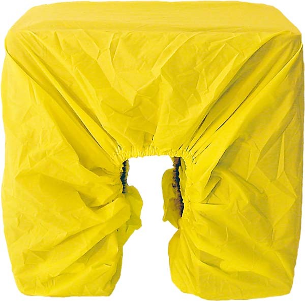 gelb - Haberland Regenschutz für Dreifachtasche RSET03