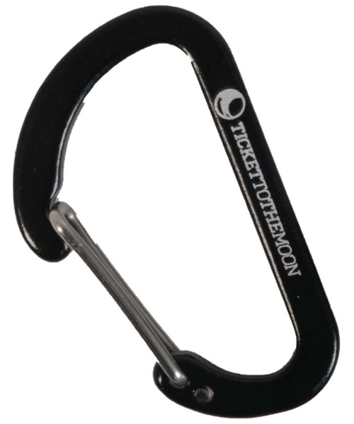 Ticket To The Moon Pack of 8 Aluminium accessory carabiners (30Kg)