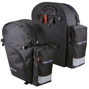 KLICKfix Backpack (Paar) schwarz