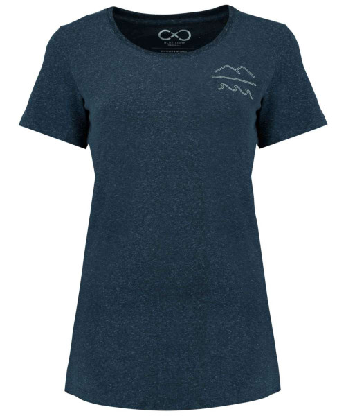 Blue Loop W Denimcel Melange Ocean Peak T-Shirt