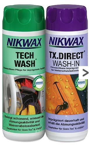 Nikwax Tech Wash + TX Direct 2 x 1 L